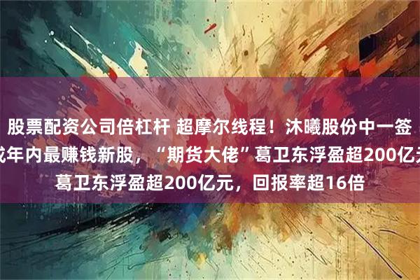股票配资公司倍杠杆 超摩尔线程！沐曦股份中一签最高赚39万元，成年内最赚钱新股，“期货大佬”葛卫东浮盈超200亿元，回报率超16倍